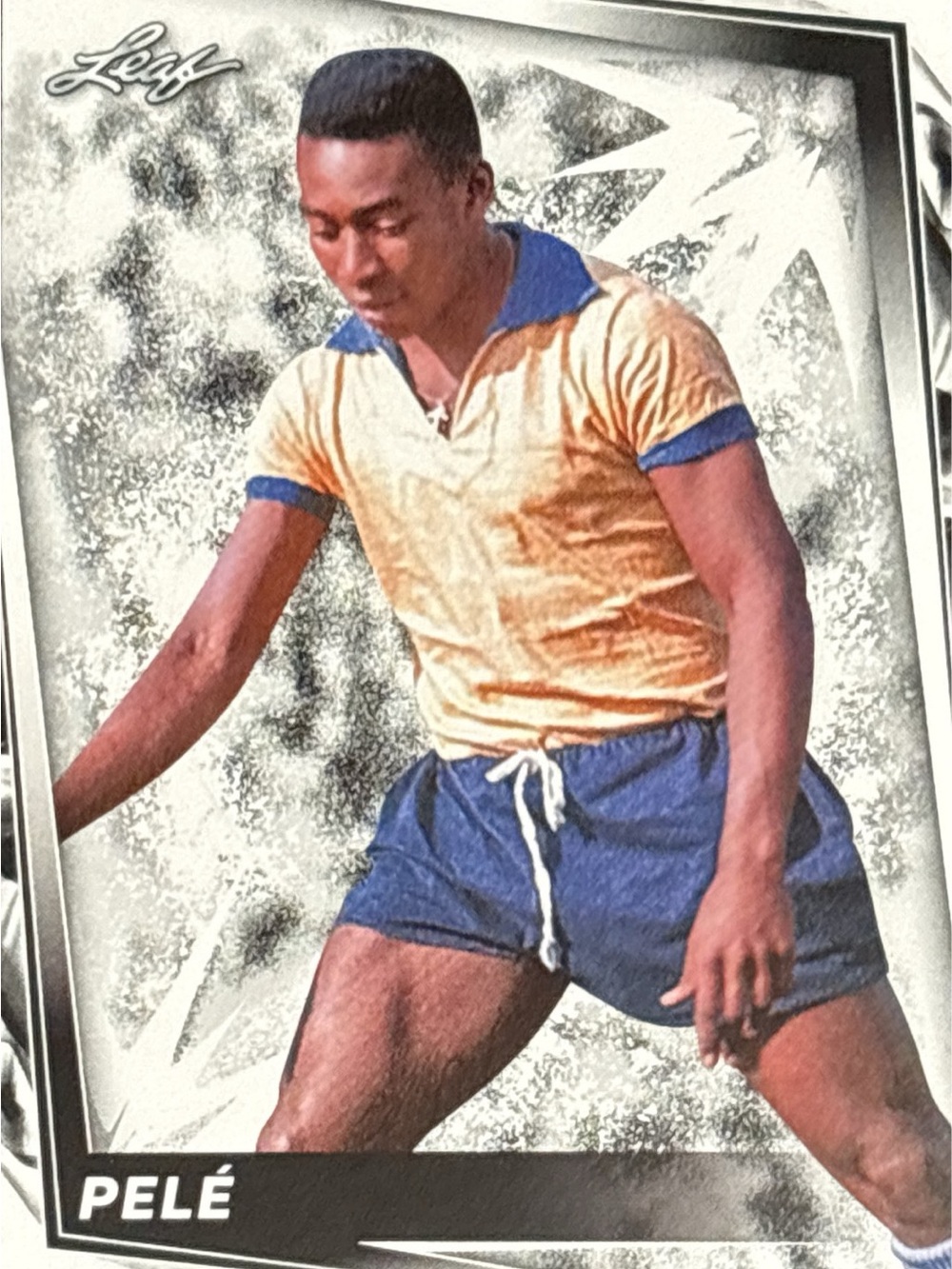 Leaf Pele Soccer Trading Card